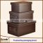 artificial leather jewelry display box/leather wallet box/leather single bottle wine box