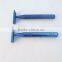 Solingen Razors, Double edged shaving Safety Razor long Handle Stainless Steel