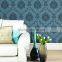 Factory Direct Supply Classic Flower Design Water Resistant PVC Interior Home Decorative Wallpaper