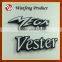 Metal Aluminum Nameplates Aluminum Spray Black Nam Sticker Nameplate