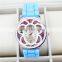 Rhinestone 3D butterfly round table ladies watches