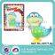 OEM Dinosaur-type card wind up toy parts for baby