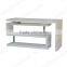 White high gloss rotating table