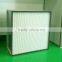 Galvanized steel frame Deep-pleat Box HEPA Air Filter