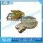 Die struck brass hat clips with a magnet