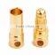 3.5mm banana plug and socket gold connector banana plug