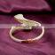 Pave CZ Stone 18k Gold Bangle Saudi Arabia Jewelry Sbg501Y