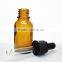 1/2 oz Amber Glass Bottle With Dropper
