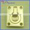 PVD finish brass flush ring furniture drawer pulls