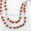 Brown color 8mm beads imitation amber rosary