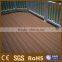 Foshan Color wood grain texture synthetic lumber wpc board flooring