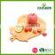Factory supply bamboo cute eggplant shaped chopping board