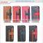 new design flip wallet crazy horse smart leather case for iphone 5 5s 6 6s 7 plus