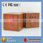 Cube wooden multi-function LED display alarm clock