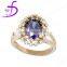 2015 925 sterling silver elegant amethyst ring