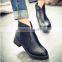 New Trend Leather Martin Boots Females Shoes