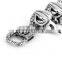 Fast shipment stainless steel casting bracelet animal head jewelry