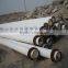 Black or White HDPE Pipe With Floats For Dredging