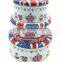 Set of Round Tin Can Cookie Biscuits Tin Box