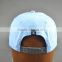 Hi quality custom 100% cotton twill 6-panel snapback cap