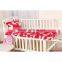 Flannel coral fleece quilt 3 pieces sets for kindergarten child and baby cute rabbit style