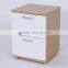 Wooden bedroom furniture modern 2 drawer oak effect bedside cabinet / table