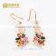 Wholesale 925 sterling silver tourmaline earrings, Fashion earrings for girls