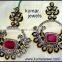 Round Beaded Earrings