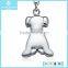 Cool Silver Jewelry Engraveable Hand Print Charm in Sterling Silver