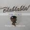 letter die cut metal key chain, custom car logo keyring