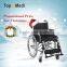 Economic Aluminum Folding Wheelchair for Disabled and Old People/Silla de ruedas manual economica
