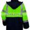 yellow safety reflective jacket ,reflective safety light jacket,work jacket with reflective stripes