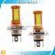 Car LED H4 COB 4SMD Fog Lamp White DRL Day LED Fog Bulb Parking lamp rear light h4/h7/h11/9005/9006