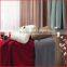 Cozy Cable Knit Throw with Sherpa Lining, 50" by 60"