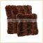 Mahogany Mink Faux Fur 18" Square Pillow/Cushion