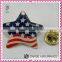 Star shaped lapel pin, metal country flags lapel pins
