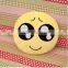 Newest yellow cute emoji pillow emoji memory foam pillow emoji plush pillow