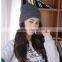 factory cheap 100% cotton beanie hat with custom logo wholesale in stock