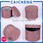 Cardboard cylinder packaging box with lids