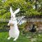 Christmas decoration realistic animal props plush kids toys rabbit