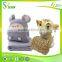 China cotton animal head plush baby blanket