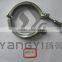 stainless steel 3'' tri clover clamp with end cap ferrule and gasket