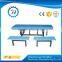 Wooden Furniture Dining Room Rectangle Table And Bench for School Canteen