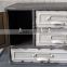 Small Industrial Vintage Retro Style 3 Drawers Metal Cabinet