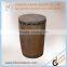 2017 latest antique decorative wooden storage organizer cask with barrel shape