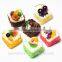 Artificial Resin Mini Cake Custom Food Fridge Magnet