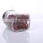 6oz Clear Sqaure Glass Spice Jars with Metal Screw Top Lid for Packaging