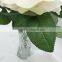5 branches bunch rose flower artificial white color
