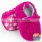 pink warm winter indoor infant baby first walking crib shoes