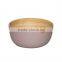 Spun bamboo salad bowls, lacquered bamboo salad bowls